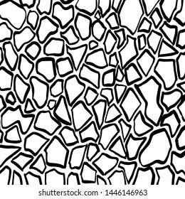 Grunge brush pattern. Texture. White and black vector.