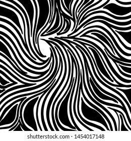 Grunge brush pattern. Texture. White and black vector.