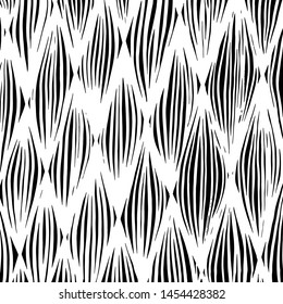 Grunge brush pattern. Texture. White and black vector.