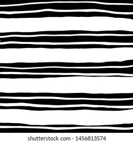 Grunge brush pattern. Texture. White and black vector.