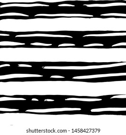 Grunge brush pattern. Texture. White and black vector.
