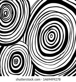 Grunge brush pattern. Texture. White and black vector.