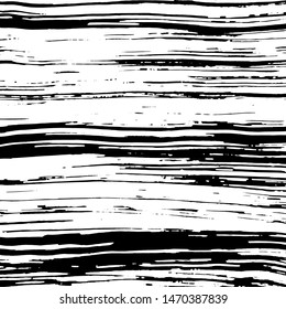 Grunge brush pattern. Texture. White and black vector.