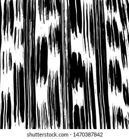 Grunge brush pattern. Texture. White and black vector.