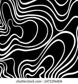 Grunge brush pattern. Texture. White and black vector.
