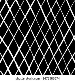 Grunge brush pattern. Texture. White and black vector.