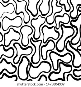 Grunge Brush Pattern Texture White Black Stock Vector (Royalty Free ...