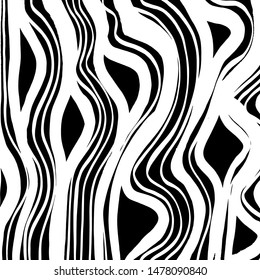 Grunge brush pattern. Texture. White and black vector.