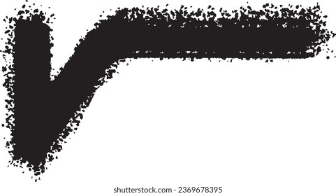 grunge brush square root symbol