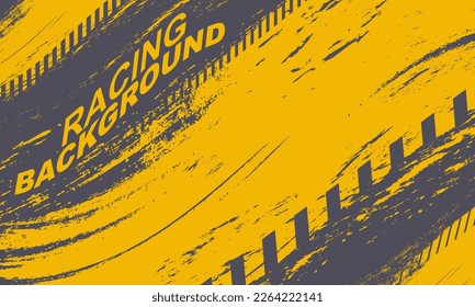 Grunge brush stroke background. Racing design background