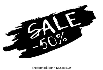 Grunge brush stroke background vector collection