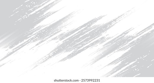 Grunge brush stroke background. White brush stroke isolated on abstract white background.