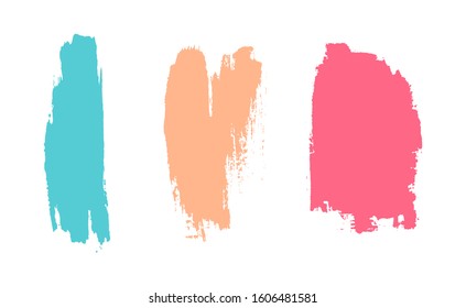 Grunge brush stroke banner design.