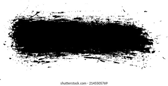 Grunge Brush stroke Banner Label Background