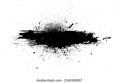 Fondo de la etiqueta de la etiqueta de la etiqueta de la pincel de Grunge
