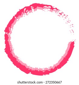 Grunge Brush Stroke Circle
