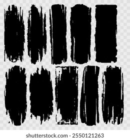 Grunge Brush Stroke Collection: Dirty Textures, Frames, and Splash Elements for Creative Designs