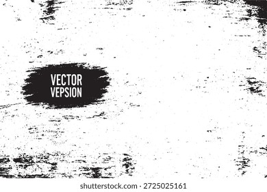 Grunge Brush Stroke Frame with Copy Space Vector Background