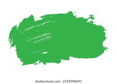 Grunge brush stroke with Libya national flag. Watercolor painting flag. Symbol, poster, banner. Vector Isolated on white background.