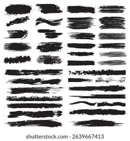 Grunge Brush Stroke Paint Boxes Backgrounds