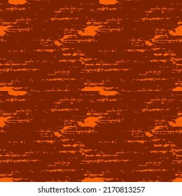 Grunge brush stroke seamless pattern. Organic, natural camouflage texture. Hand drawn black ink, paint smears print. Freehand artistic modern background. Vector handdrawn abstract graphic wallpaper