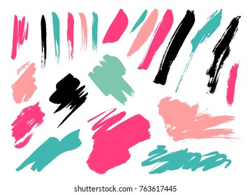 Grunge Brush Stroke set