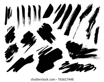 Grunge Brush Stroke set
