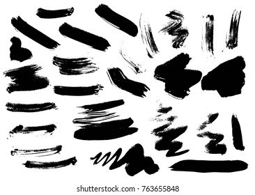 Grunge Brush Stroke set