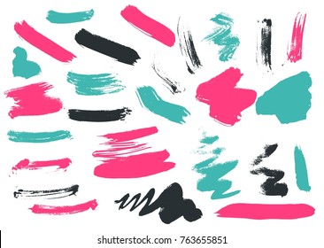 Grunge Brush Stroke set