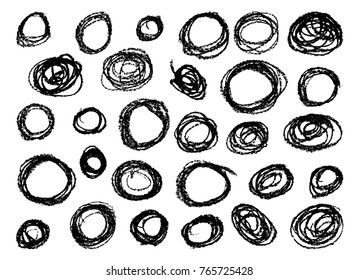 Grunge Brush Stroke set