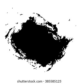 Grunge Brush Stroke . Vector Brush Stroke . Distressed Brush Stroke . Black Brush Stroke . Modern Textured Brush Stroke . Dry Brush Stroke . set