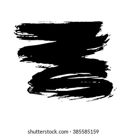 Grunge Brush Stroke . Vector Brush Stroke . Distressed Brush Stroke . Black Brush Stroke . Modern Textured Brush Stroke . Dry Brush Stroke . set