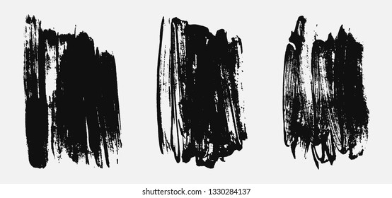 Grunge brush strokes