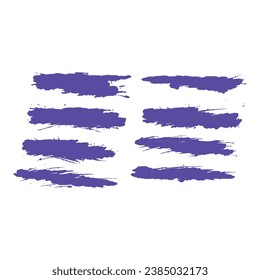 A Grunge Brush Strokes Assortment