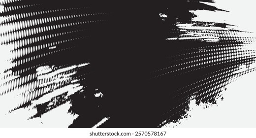 Grunge Brush strokes Background. Black Brush strokes isolated on white background. Grunge texture Background. Abstract Black and white grunge texture.