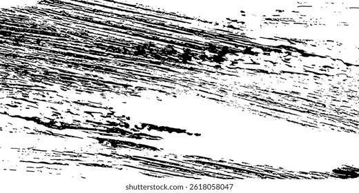 Grunge Brush strokes Background. Black Brush strokes isolated on white background. Grunge texture Background. Abstract Black and white grunge texture