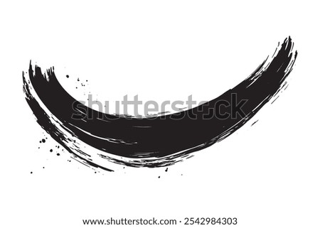 Grunge Brush strokes Background. Black Brush strokes isolated on white background. Grunge texture Background. Abstract Black and white grunge texture.