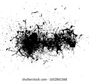 Grunge Brush Strokes Banner Background