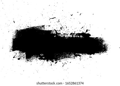 Grunge Brush Strokes Banner Background