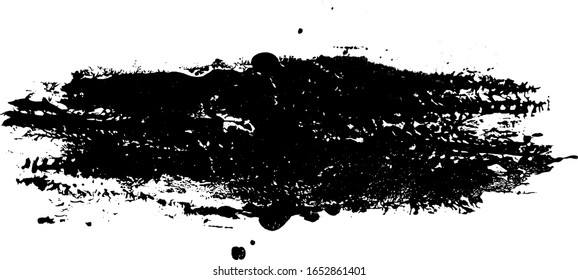 Grunge Brush Strokes Banner Background