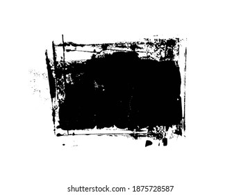 Grunge Brush Strokes Banner Background