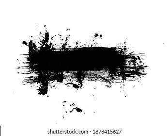 Grunge Brush Strokes Banner Background