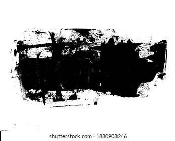 Grunge Brush Strokes Banner Background