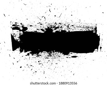Grunge Brush Strokes Banner Background
