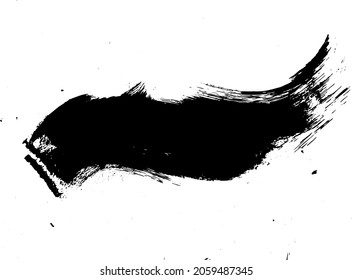 Grunge Brush Strokes Banner Background