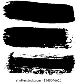 Grunge brush strokes collection