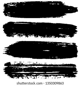 Grunge brush strokes collection
