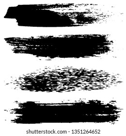 Grunge brush strokes collection