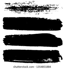 Grunge brush strokes collection