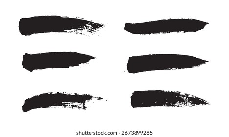 grunge brush strokes design template